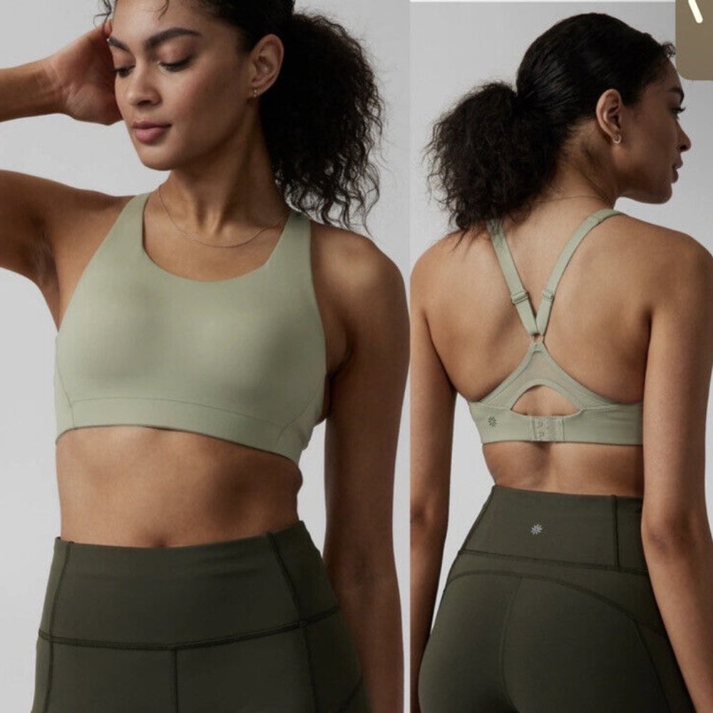 Brand New (w/tags) Athleta Bra B-G (Size 38DD) in "Eucalyptus Olive: